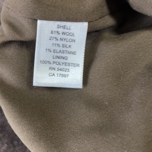 Anthro Allegory Tweed Wool Brown Jacket - Picture 6 of 7